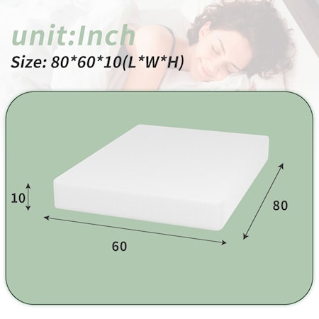 10&quot; Queen Memory Foam Wave Comfort