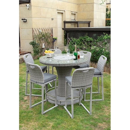 7-Piece Bar Table Set