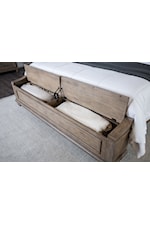 Furniture of America Philomath Transitional Upholstered Queen Bed with Button Tufting