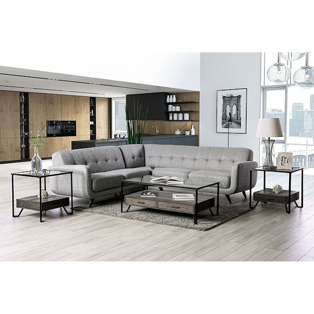 Furniture of America - FOA Dresden Sectional