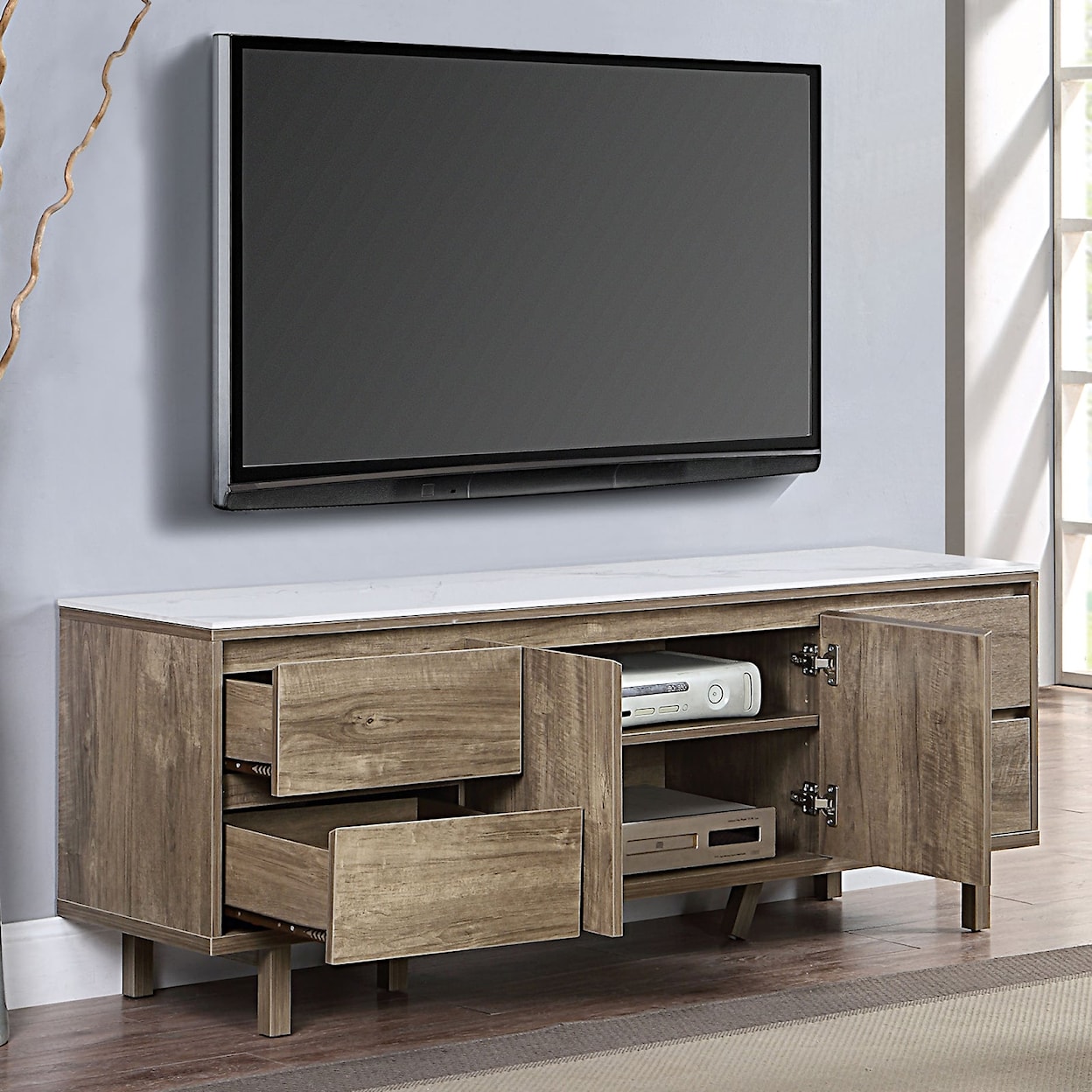 Furniture of America BLAIR 60" TV Console