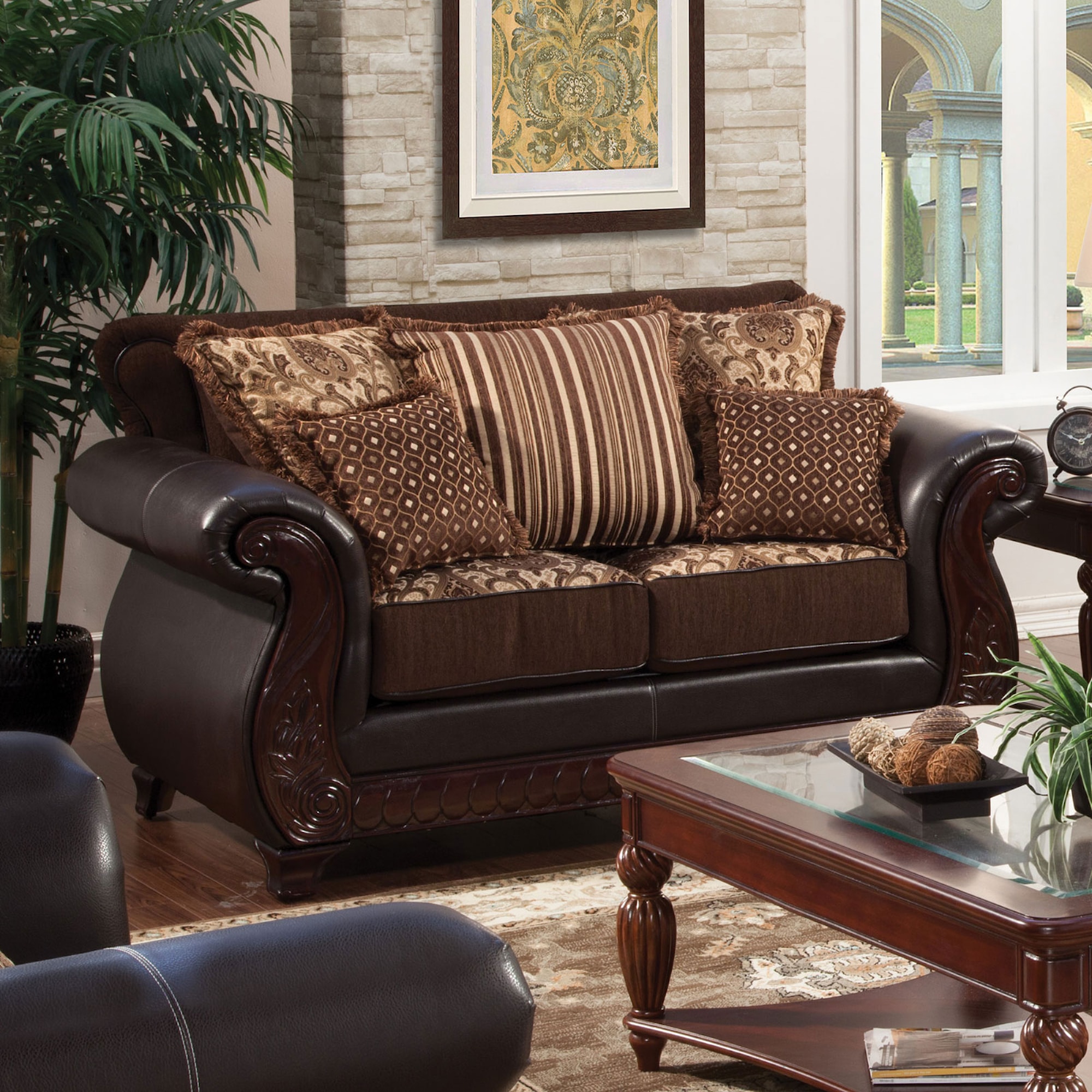 SM6107N-SF-LV 2PC SETS FRANKLIN SOFA + LOVESEAT