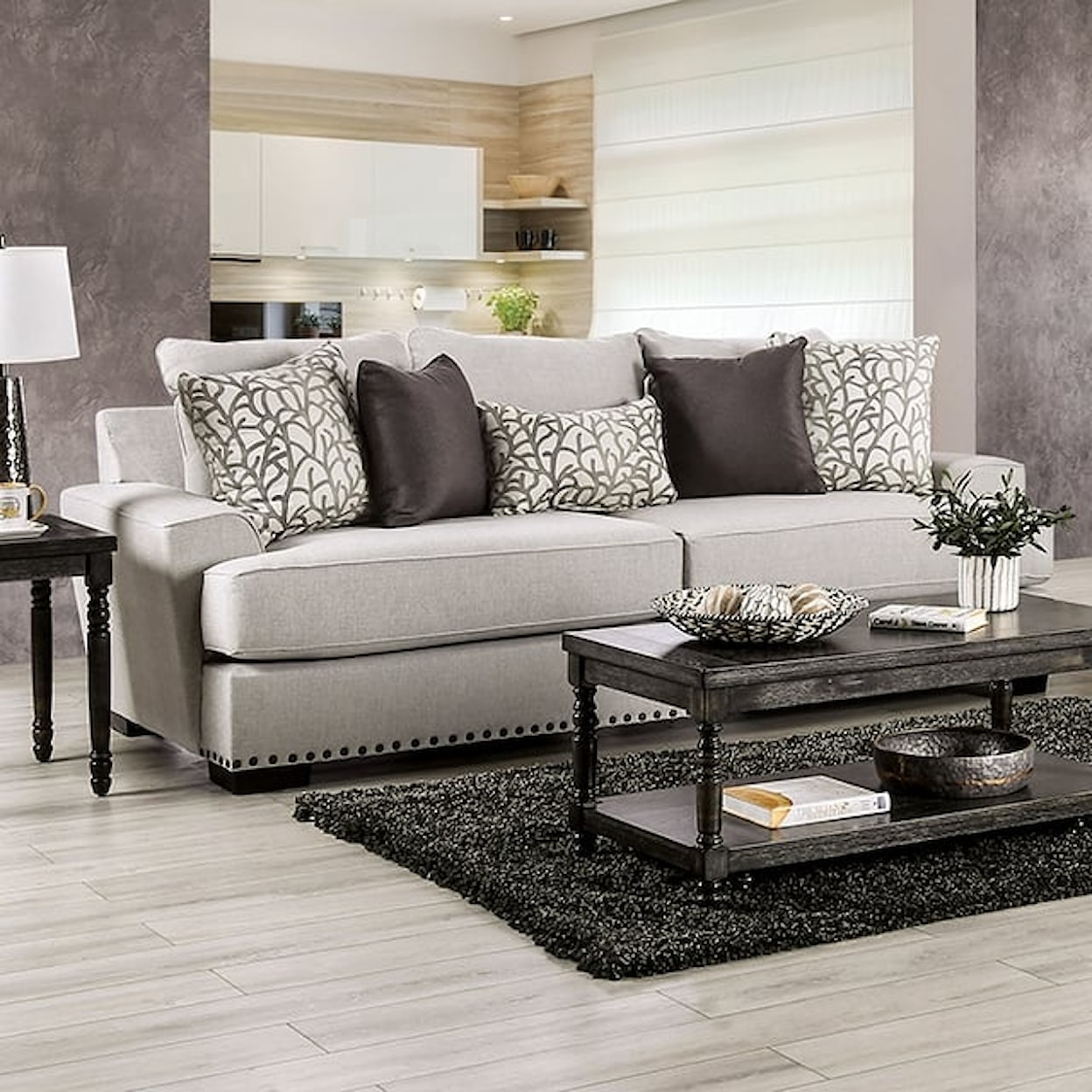 Furniture of America Picotee Sofa