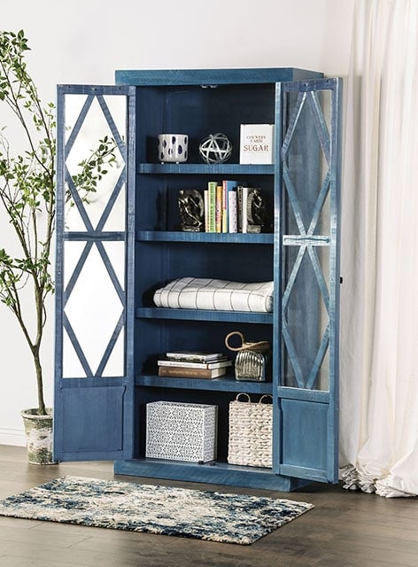 Furniture of America Zenia Storage Curio