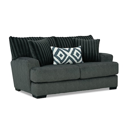 Channel-Tufted Loveseat