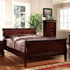 Furniture of America - FOA Louis Philippe King Sleigh Bed