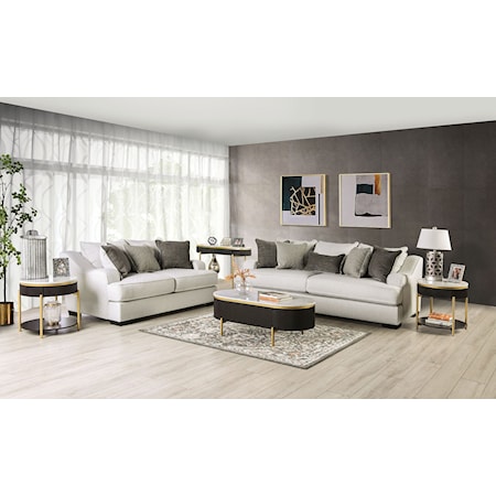 Sofa and Loveseat Set