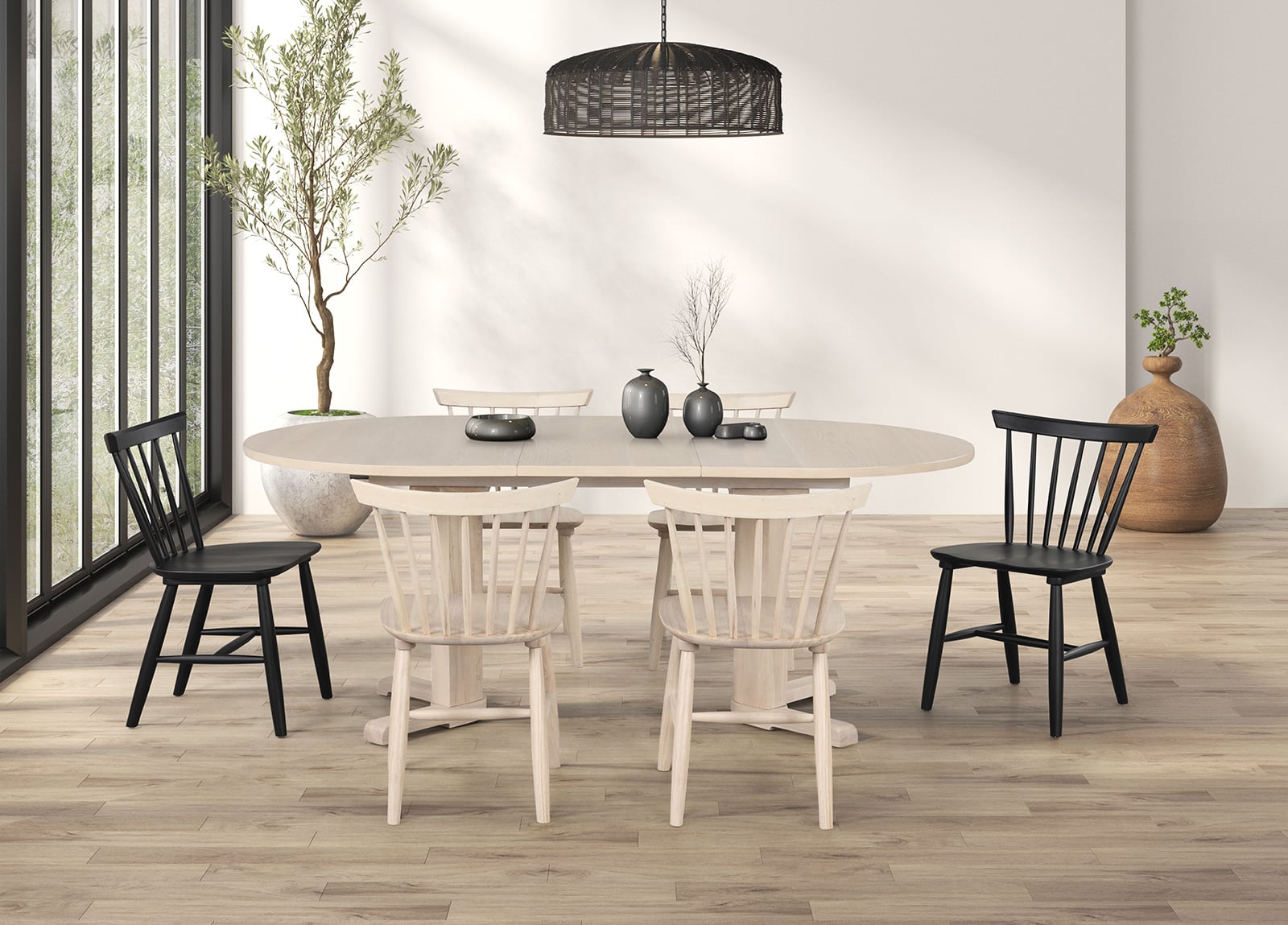7-Piece Oval Dining Set
