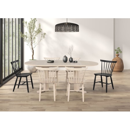 7-Piece Oval Dining Set