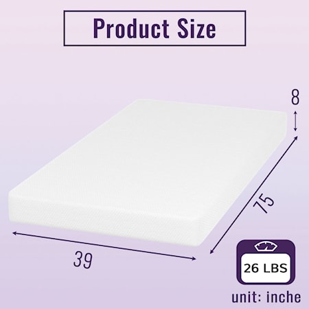 8&quot; Twin Memory Foam