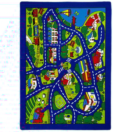 5 X 8 ROAD MAP RUG |