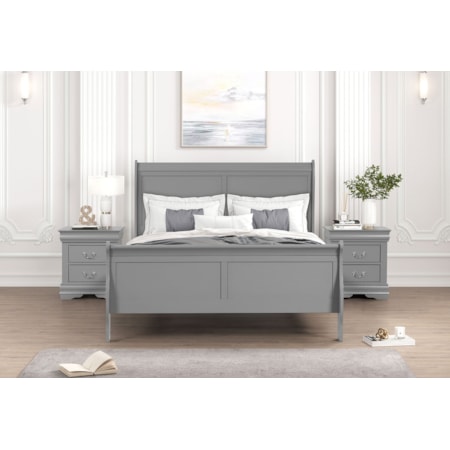 Queen Sleigh Bed