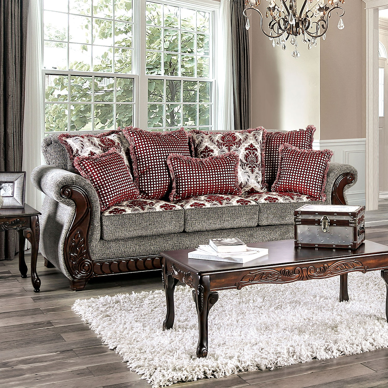 Furniture of America Whitland Sofa