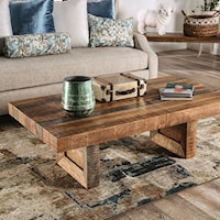 Rustic Solid Wood Dining Table