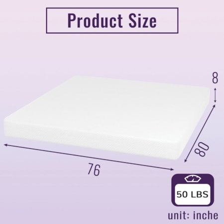 8&quot; King Memory Foam