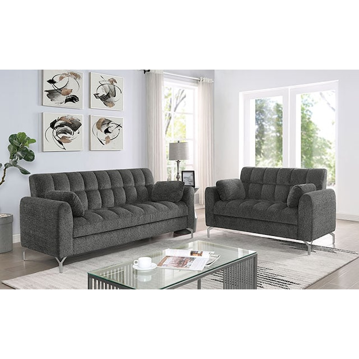 Furniture of America Lupin Sofa