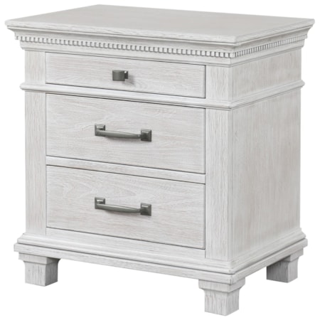 3-Drawer Nightstand