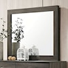 Furniture of America Richterswil Dresser Mirror with Grey Trim