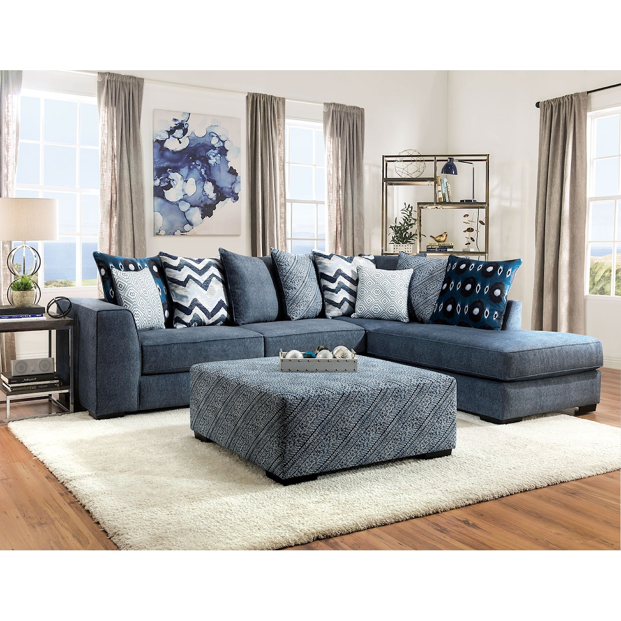 Furniture of America Brielle Sectional