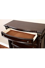 Furniture of America Fromberg Traditional 6-Drawer Chest with Felt-Lined Top Drawer