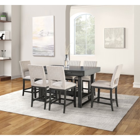 7-Piece Counter Height Table Set