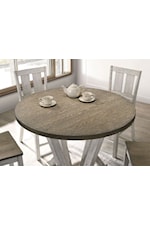 Furniture of America Dakota Rustic Counter Height Dining Table