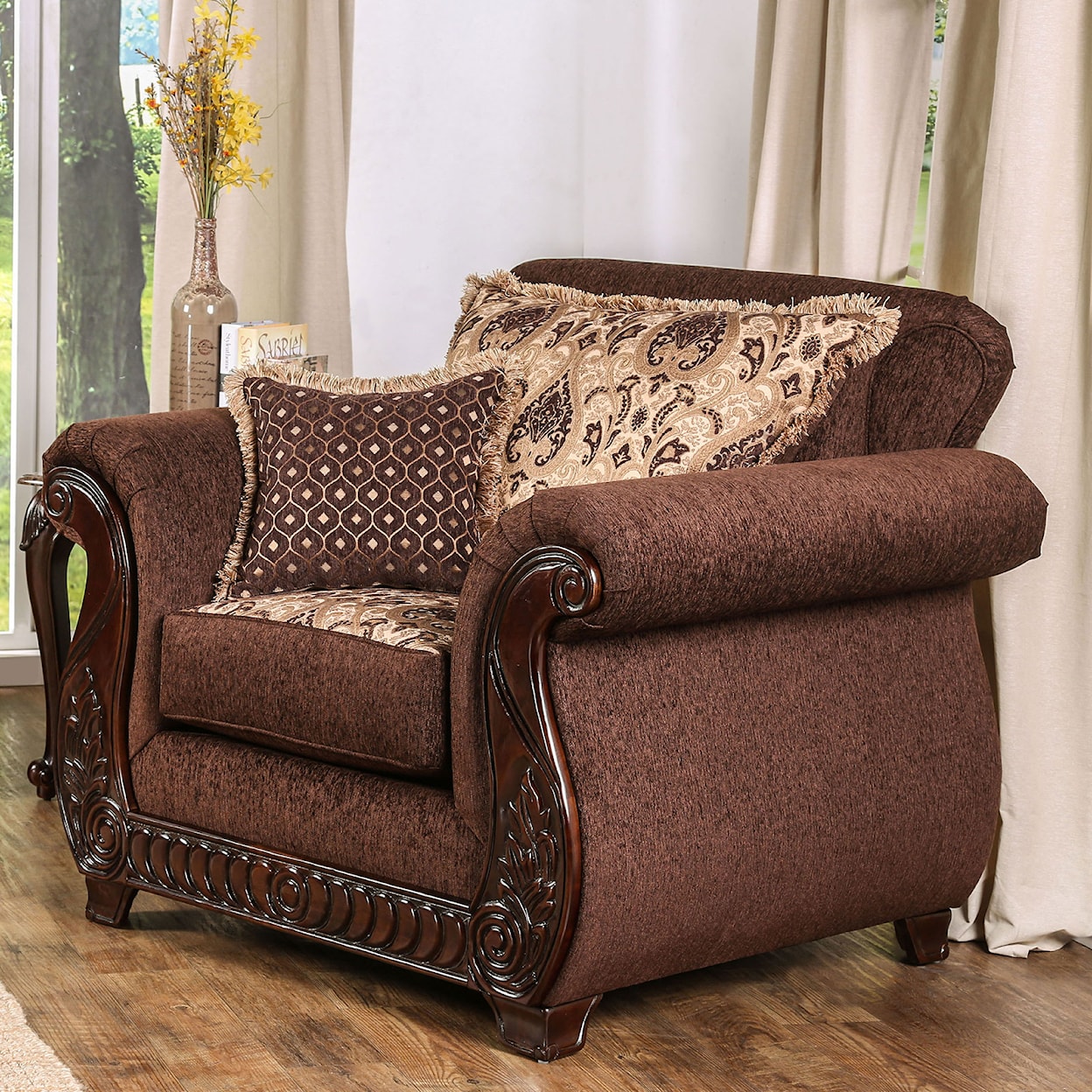 Furniture of America - FOA Tabitha Upholstered Chair