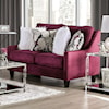 Furniture of America Jillian Sofa and Loveseat Set