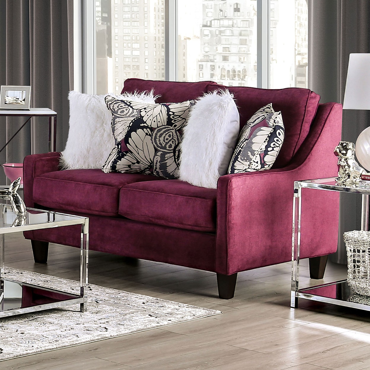 Furniture of America Jillian Loveseat