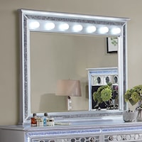 Glam Dresser Mirror with Lighting