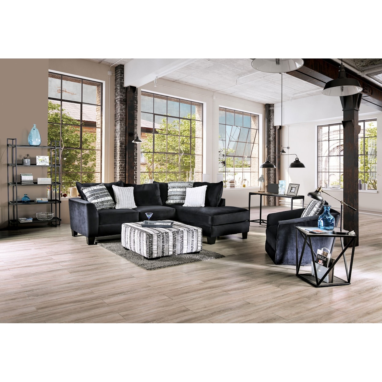 Furniture of America Modbury Sectional