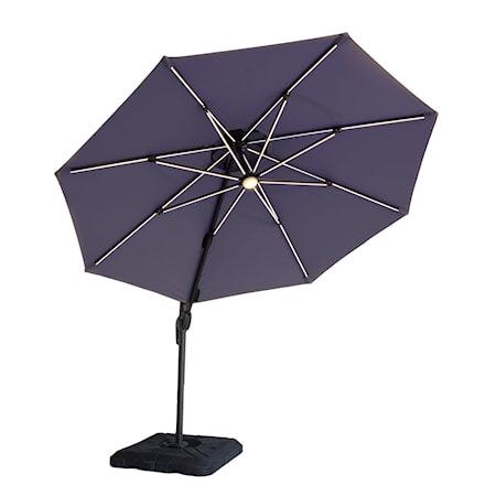 10' Cantilever Umbrella with LED Bulb