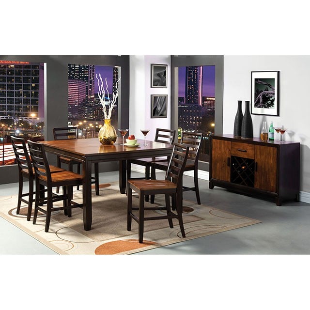 Two-Tone Counter Height Dining Chair