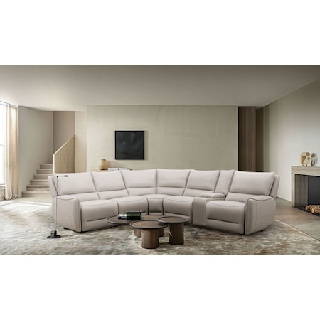 6-Piece Power Reclining Sectional Sofa