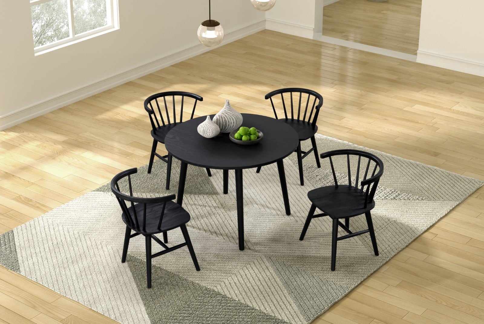 Furniture of America Yate 5-Piece Dining Set