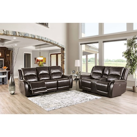 2-Piece Power Reclining Living Room Set