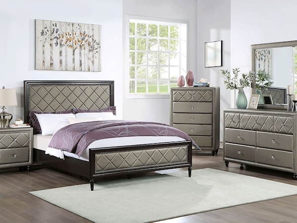 4-Piece Queen Panel Bedroom Set