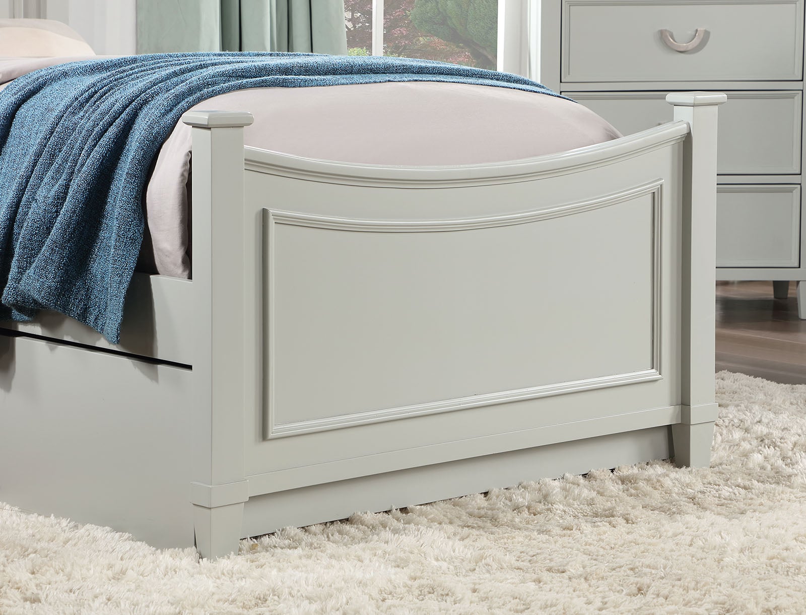 Twin Bed Gray