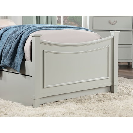 Twin Bed W/ Trundle Gray