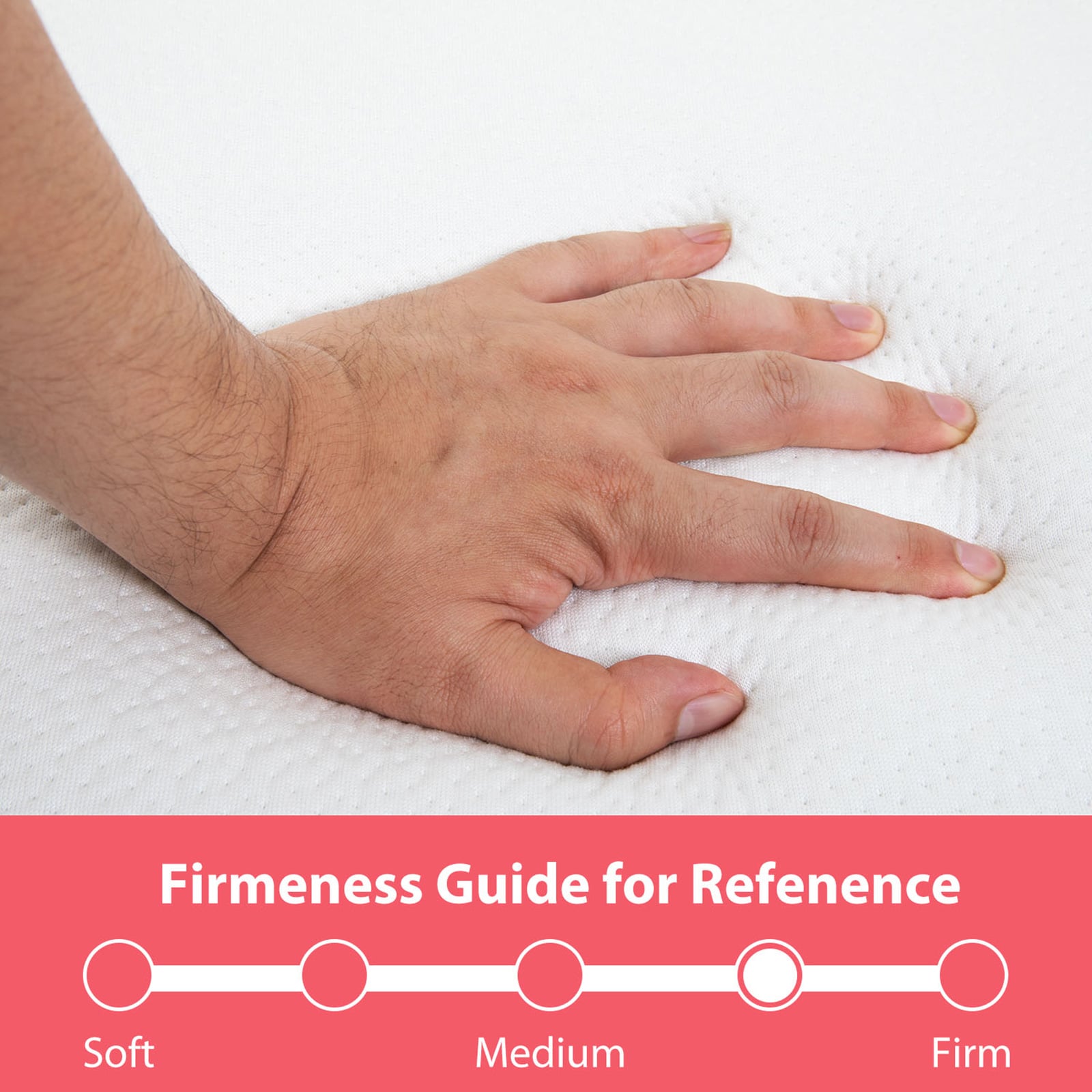 Furniture of America Hollyhock 3" Queen Tri-Fold Memory Foam Topper