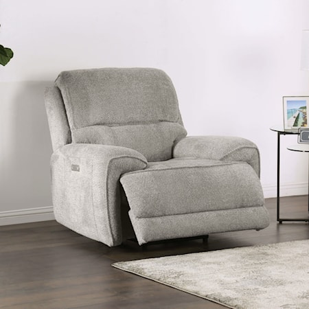 Upholstered Power Recliner