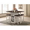 Furniture of America - FOA Bingham 5-Piece Counter Height Dining Set