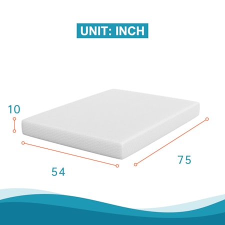 10&quot; Full Memory Foam Mattress