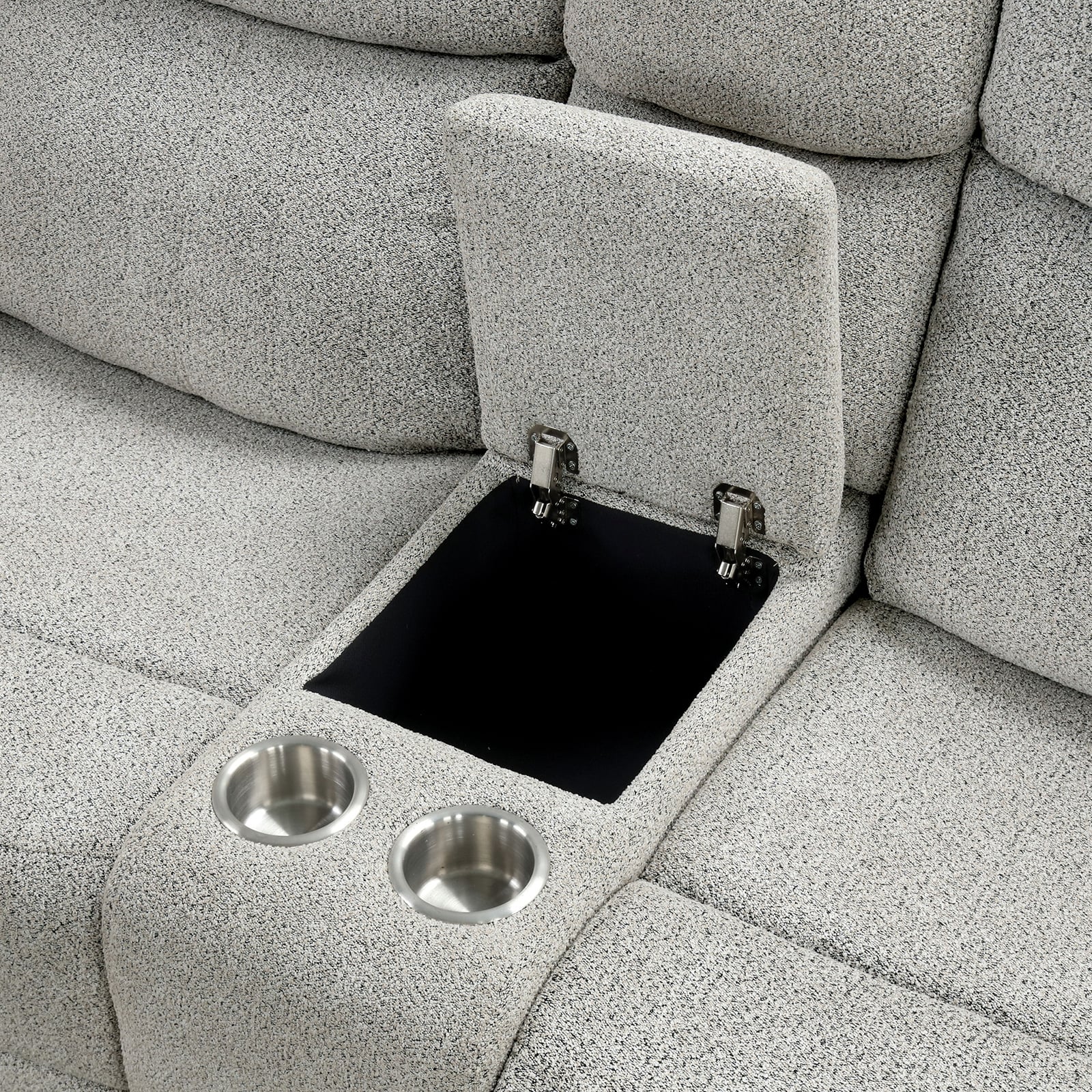 Manual Reclining Loveseat with Console