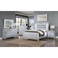 Contemporary 5-Piece Queen Bedroom Set with 2 Nightstands