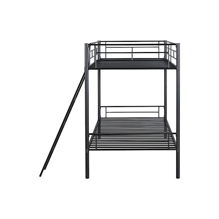 Twin over Twin Metal Bunk Bed