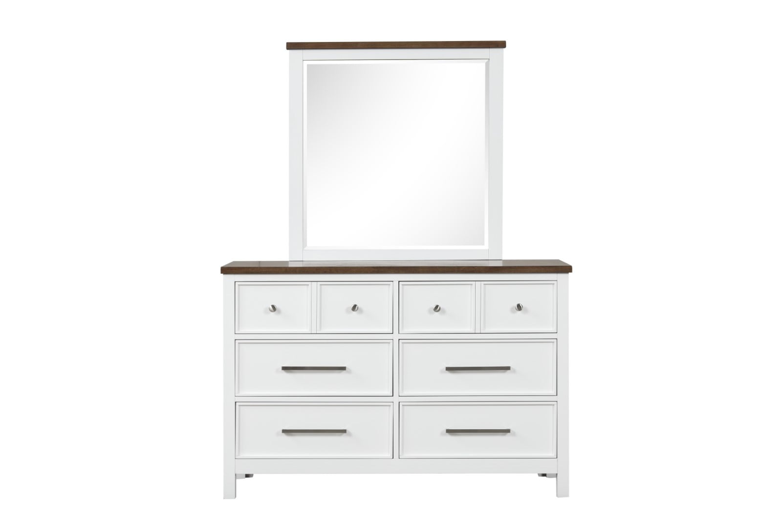 Dresser and Mirror Set