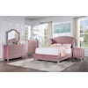Furniture of America - FOA Zohar Queen Bed Pink
