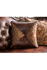 Furniture of America Palencia Traditional Loveseat with Carved Details