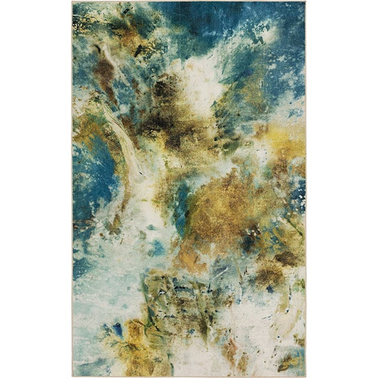 Furniture of America - FOA Hollie Polyester Rug with Latex Backing